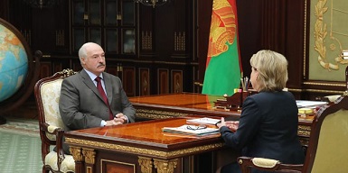 Александр Лукашенко и Марианна Щеткина