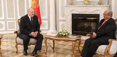 Александр Лукашенко и Абделькадер Мессахель