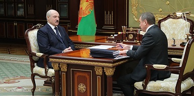 Встреча Александра Лукашенко с Владимиром Макеем